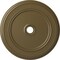 Ekena Millwork Classic Ceiling Medallion (Fits Canopies up to 5 1/2"), 41 1/8"OD x 4"ID x 2 1/8"P, Mississippi Mud CM41CLMMF - alternate 1